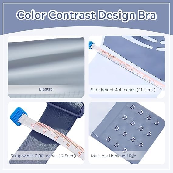 Image of Brachy Women Plus Size Padded Light Support Wireless Bra, Seamless Soft Bralette, for Sleep, Yoga and Everyday Sports Bra M-3XL