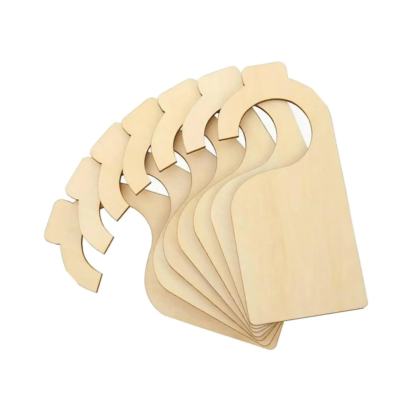 Luvafey Hanger Dividers 14 Pieces Wooden Clothing Rack Size Dividers Closet Department Stores Wardrobe Bedroom for Clothing Size Type Sorting Writable and Reusab
