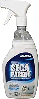 Anti Umidade Seca Parede Spray Mactra 750 ML - Paredes e Rodapés (Interno e Externo) - Fundo Preparador Impermeabilizante Anti Mofo de Fácil Aplicação Pronto Para Uso