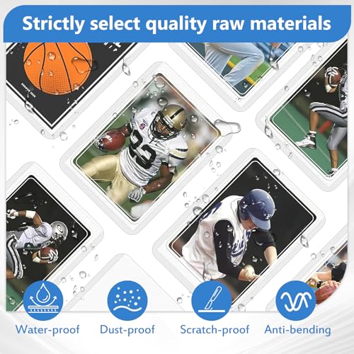 Image of TecoKart Compatible with Trading Card Sleeves | Replacement for 30pcs 3 inchx4 inch PVC Clear Top Loaders, Premium Protection Anti-Scratch for MTG, Baseball, K-pop & Social Security Cards