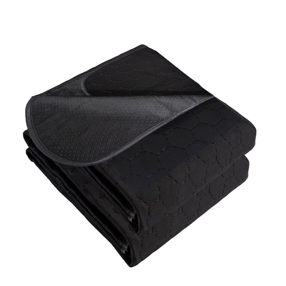 Incontinence Bed Pads Waterproof 35x60in Non-Slip Absorbent Bed Pads Reusable Washable Incontinence Underpads Black Pee Pads for Adults Children Elderly Sofa 2Pcs