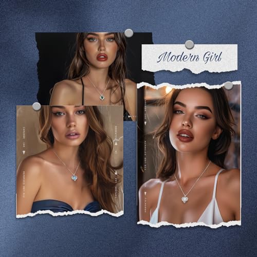 CDE Angel Wings Necklace for Women with Birthstone, Love Heart Silver Tone/Gold Tone Pendant, Ideal Anniversary or Birthday Jewelry Gifts for Wife Girlfriend Her3