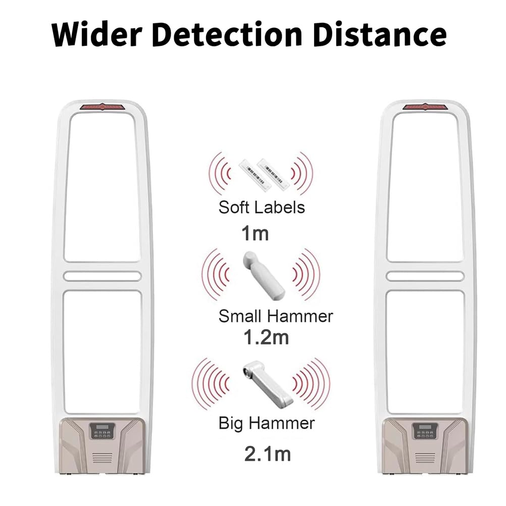 Sistema de seguridad para minoristas con tecnología de doble voltaje AM 58Khz, alarma de sonido y luz para prevención de robos en tiendas de ropa y supermercados