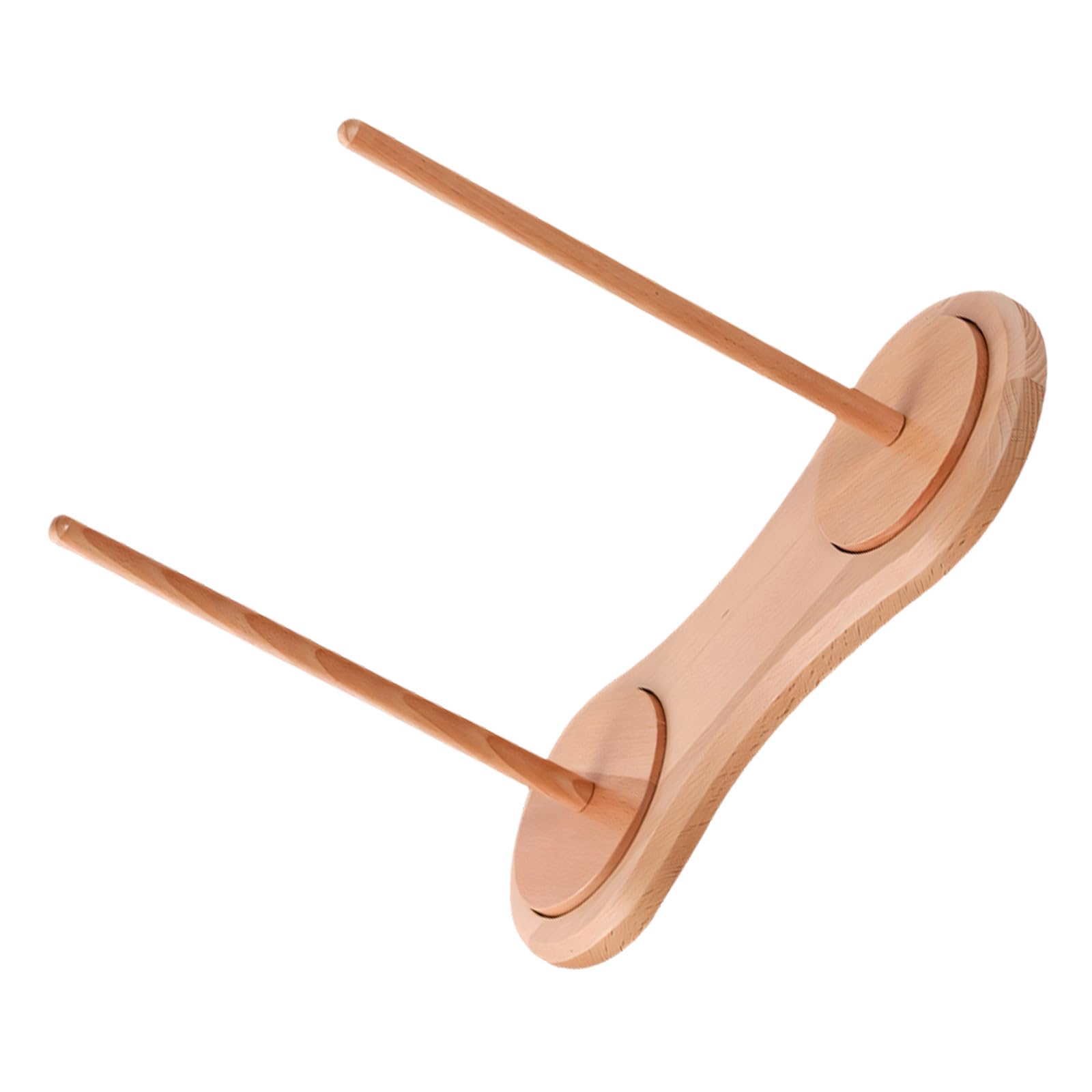 Xjdzineq 360 Degree Rotating Wooden Yarn Holder Thread Spool Organiser Stand Desktop Yarn Dispenser for Knitting Weaving Craft Handcraft Thread Management