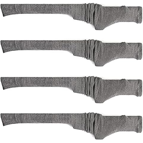 GUGULUZA 4-Pack Thick Gun Socks for Storage Rifle and Shotguns with or without Scope, Silicone-Treated, Drawstring Closure, 52 Inches (GR - 4 Pack) Cover