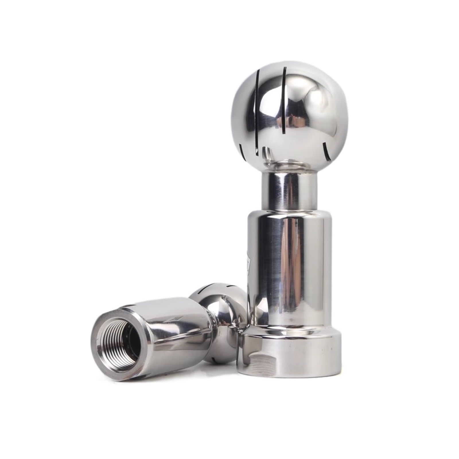 YANGQI yaoqijie 1 2 ''-2 '' pollici SS304 acciaio inox Rotary Spray Ball sanitario filettatura femmina CIP serbatoio pulizia testa 360 gradi copertura lavaggio montaggio durata (colore : 2 pac