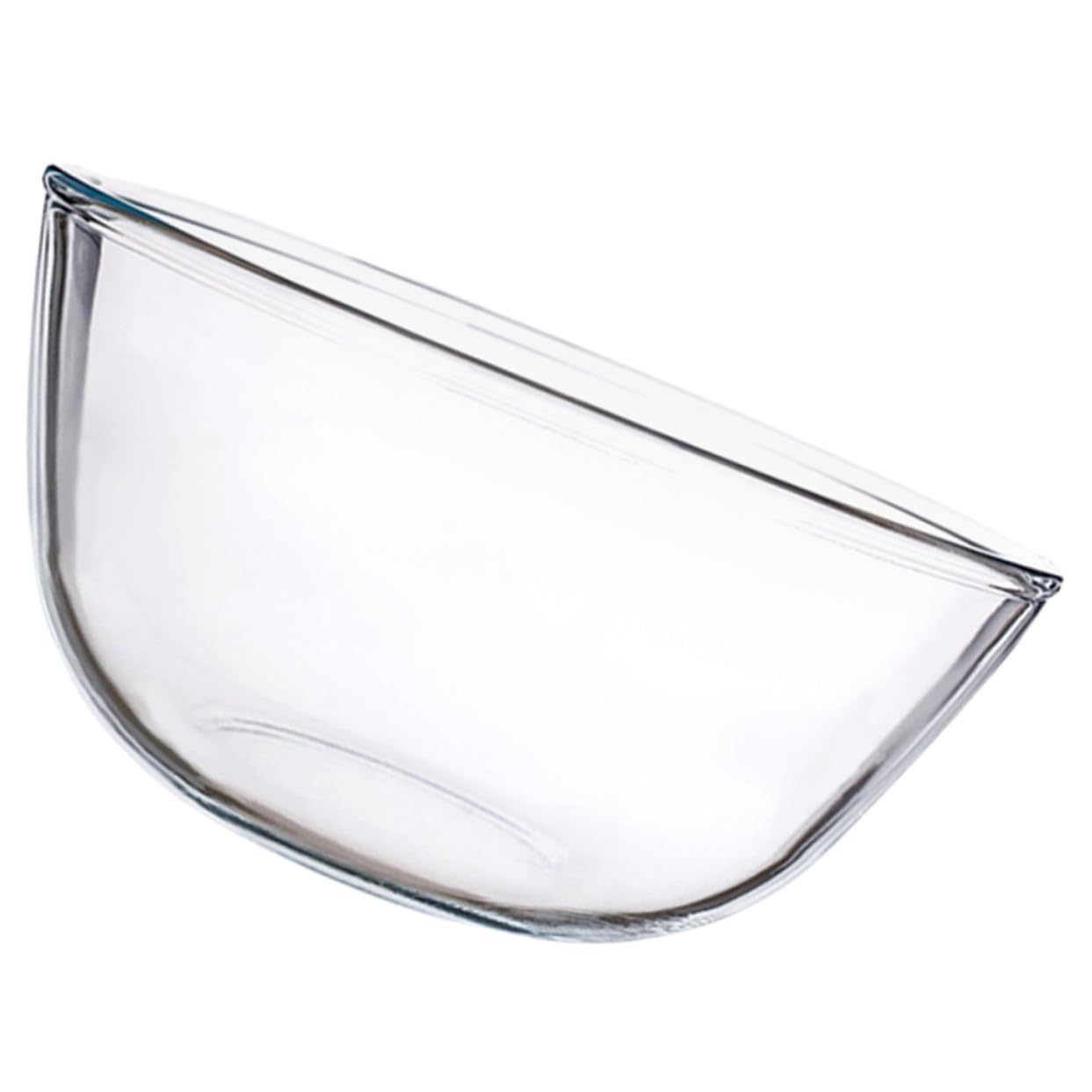 COLLBATH Tazón de Vidrio para Ensalada 2700ml Redondo, Elegante y Moderno