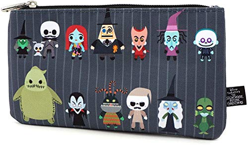 Loungefly Disney Nightmare Before Christmas Chibi Characters Cosmetic Pouch Bag2