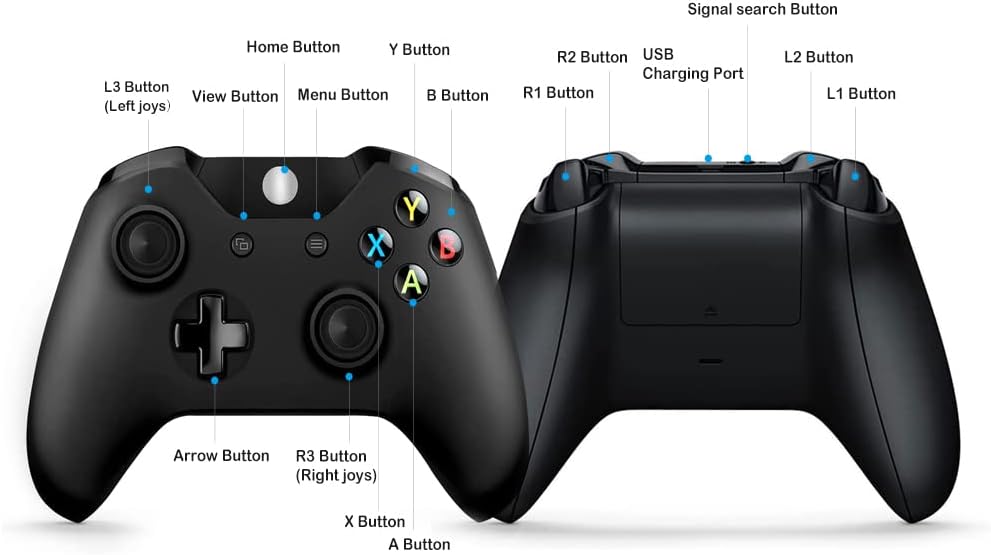 Wireless Controller for Xbox one, 3.5mm Headphone Jack Gamepad Compatible with Xbox One/One S/One X/One S/PC Window10