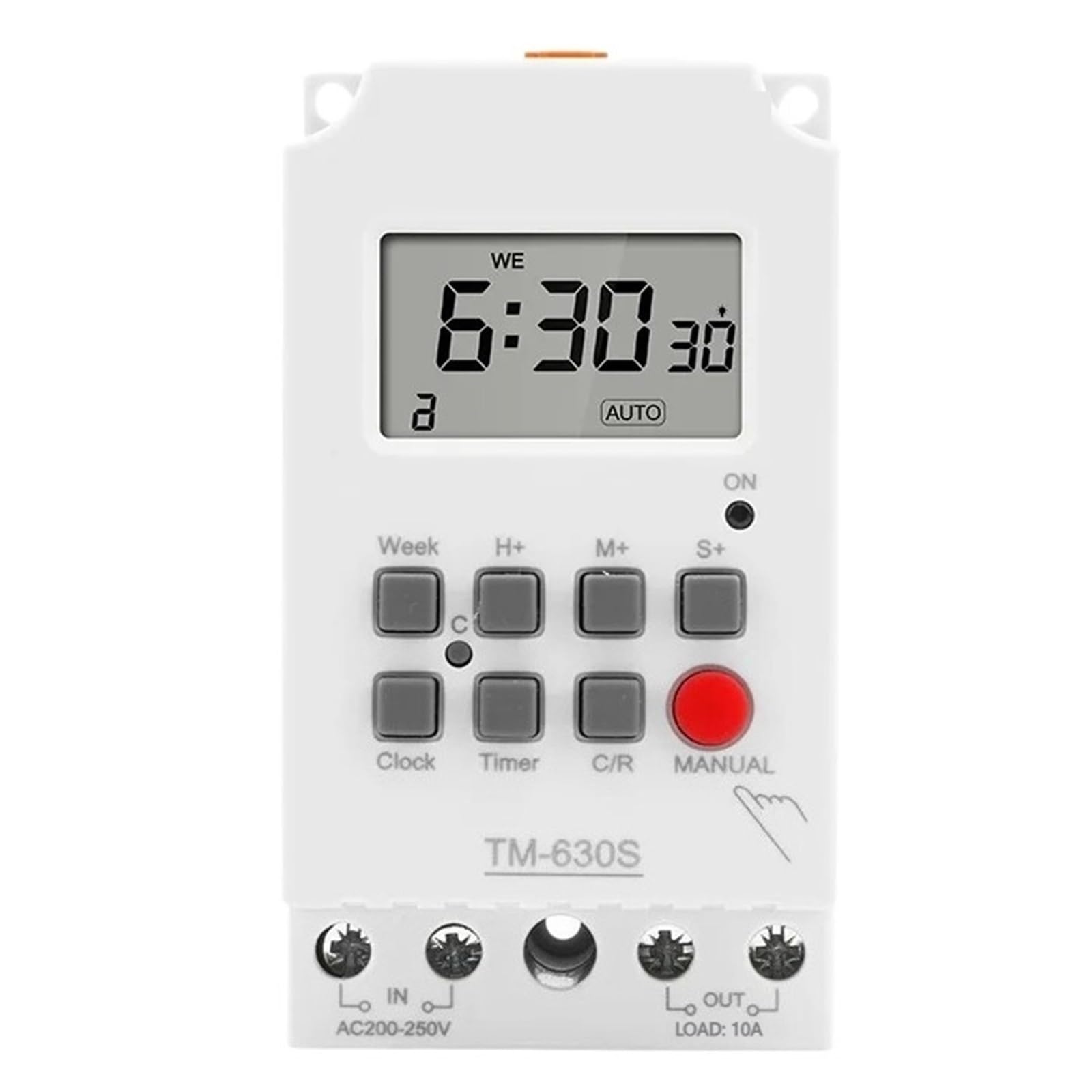 1PCS 28 ON/OFF AC 220V DC 12V Second Setting Digital Timer Switch 24hr 7 Days Weekly Programmable Time Relay Voltage Output 10A(85-265VAC)