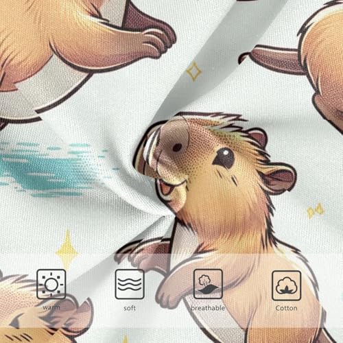 Cute Capybara Toddler Girl Undies, Girls Cotton Underwear, 2T–8 Years3