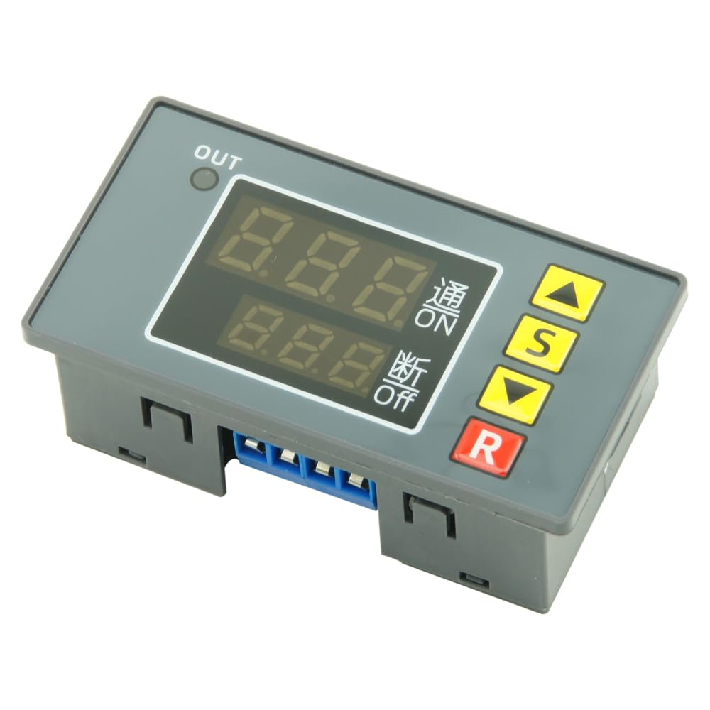 Irfora T3231 - Controllo programmabile del tempo, ritardo digitale, interruttore relè a 1 via, uscita attiva, funzionamento automatico del trigger manuale, riserva, interfaccia trigger esterna