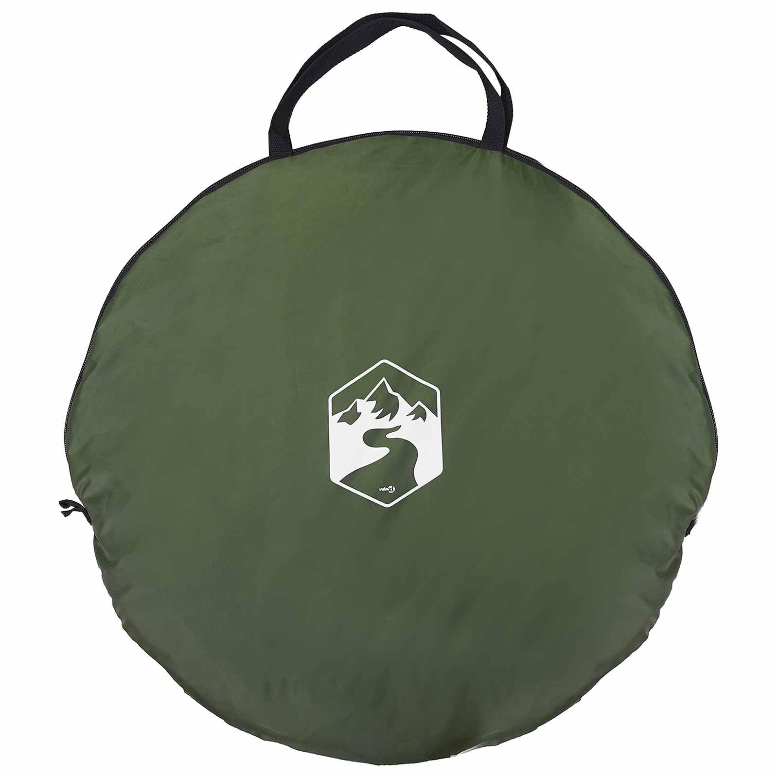 Tenda pop-up per WC, 97 x 126 cm, verde