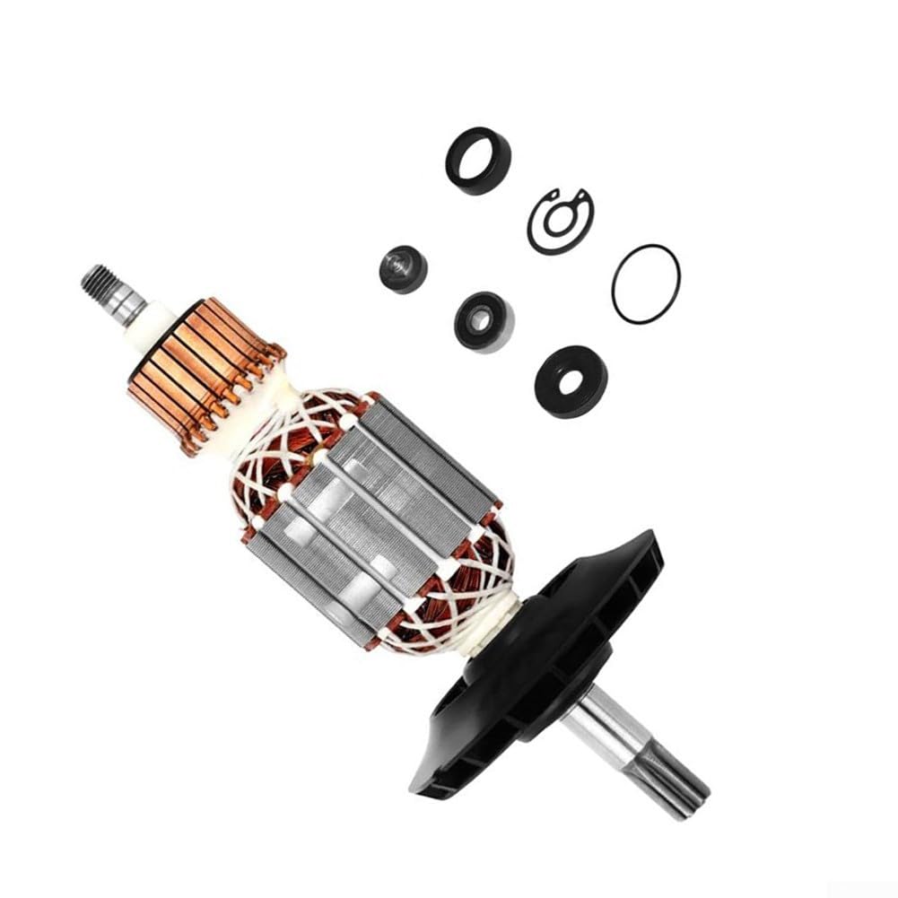 Kit di armatura rotore martello elettrico di ricambio 1614011128 per Bosch RH540S GBH5-40DE GSH5-40, costruzione in filo di rame, parte utensile elettrico 80x30mm