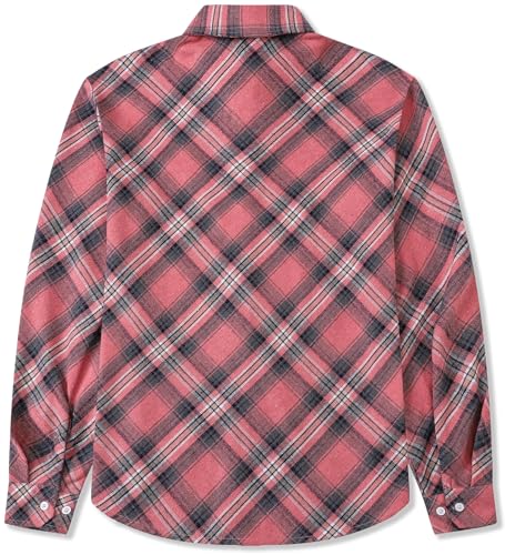 Image of SANGTREE Long Sleeved Flannel Shirt Button Down Plaid Shirts