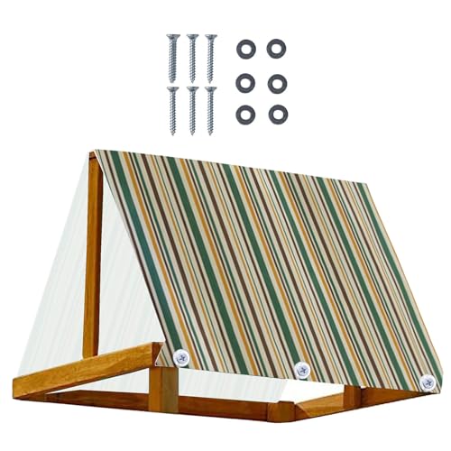 Auvent de rechange pour balançoire - Étanche - 109 x 229 cm - Accessoires pour pavillon et pergola pour jardin et terrasse - Protection solaire pour la famille, les pique-niques avec des amis