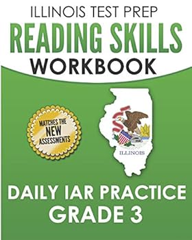 Paperback ILLINOIS TEST PREP Reading Skills Workbook Daily IAR Practice Grade 3: Preparation for the Illinois Assessment of Readiness ELA/Literacy Tests Book