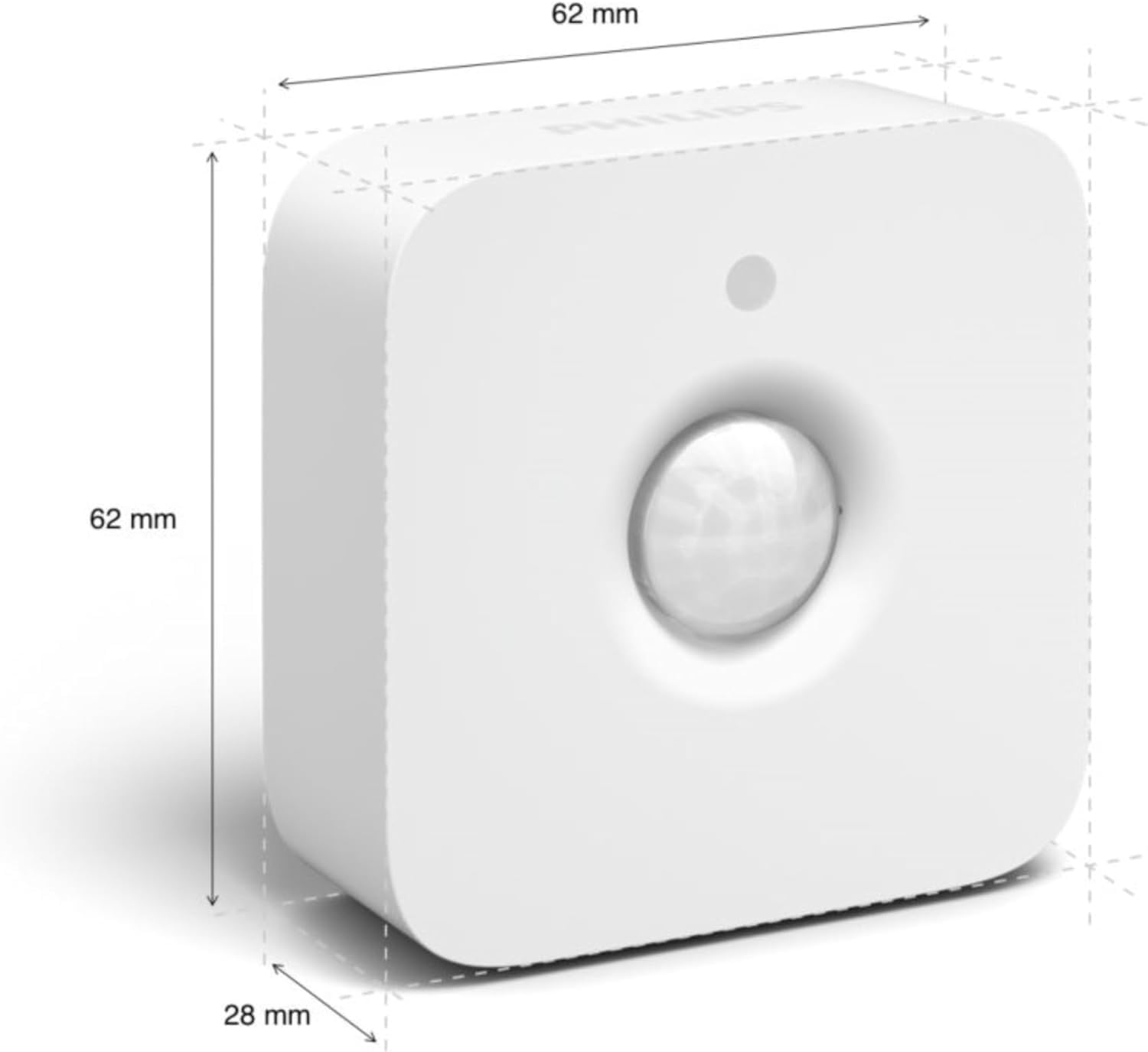 Philips Hue Capteur de Mouvement intérieur, capteur de lumière du Jour pour éclairage Intelligent, Blanc