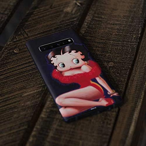 Miniatura 4 de Skinit Decal Phone Skin Compatible with Samsung Galaxy S10 Plus - Officially Licensed Betty Boop Betty Boop Red Dress Design
