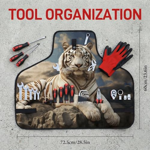 Delantal de herramientas Majestic Tiger con 8 bolsillos miniatura 2