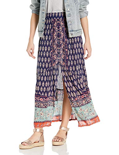 Angie Women's Boho Printed Maxi Skirt