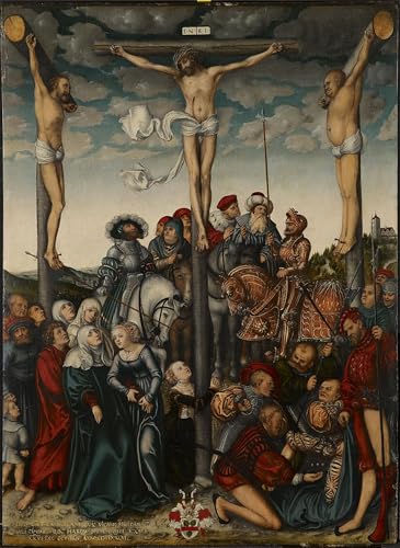Decora tu despacho con el cuadro en lienzo PSVDCTOO de Lucas Cranach de 60x90cm