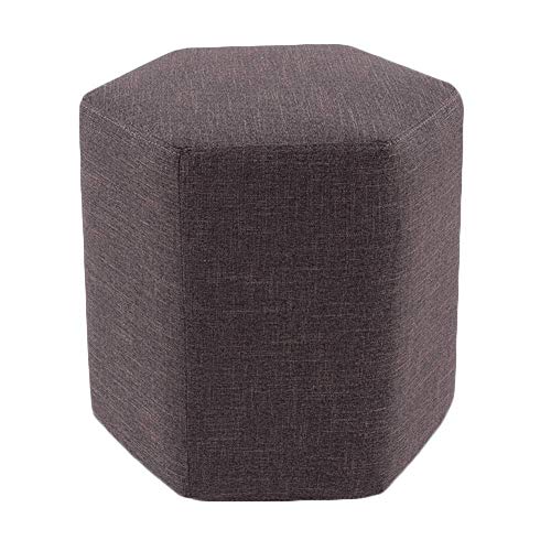 Sofa stool orange 43cm petit repose-pieds confortable