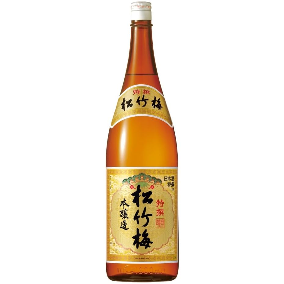 Amazon.co.jp: 【奉献酒】宝酒造 松竹梅 特撰 本醸造 1.8L×2本【箱入