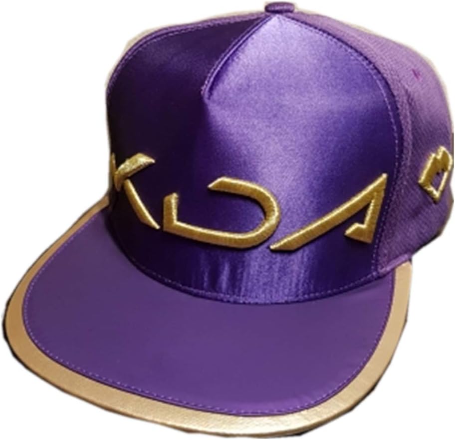damdos KDA Akali Hat Cosplay Cap Wigs Hair Women Baseball Caps Halloween (HAT)