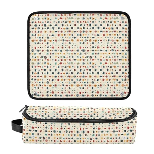 Bolsa de viaje resistente al calor Jolly Christmas Marble para herramientas de cabello como planchas, rizadores y accesorios organizadores portátiles miniatura 3