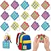 16 Pieces Tic Tac Toe Keychain Durable Plastic Keyholders for Mini Backpack Clip Christmas Gift Keyring for Bag Birthday Tic Tac Toe Party Favor Party Gift for Boy Girl Back to School Item