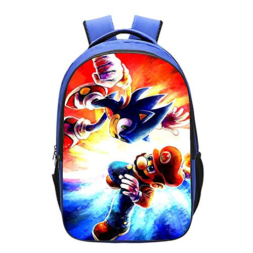 QWEIAS Mochila para niños: Super Mario Bros 3D Toddler Kids Escolar para pequeños
