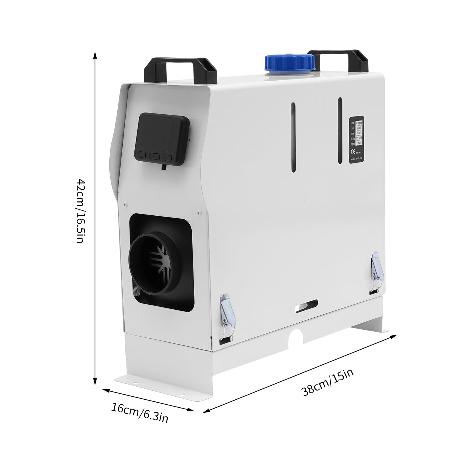 Calefacción de aire diesel de estacionamiento 12 V 8 kW, calefacción de aire diésel, calefacción de aire de estacionamiento, calentador de aire con pantalla LCD y mando a distancia para coche, camión,