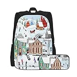 [Anwendbares Szenario] Modischer bedruckter Rucksack, geeignet für Schule, Arbeit, Wochenendurlaub, Tourismus, Wandern, Camping, Wandern, Radfahren und andere Outdoor-Aktivitäten. Passen Sie Ihr eigenes personalisiertes Muster an. Es ist auch ein tolles Geschenk für gute Kinder, Freunde, Familie und Klassenkameraden. Thanksgiving, Weihnachten, Geburtstag, Valentinstag usw.