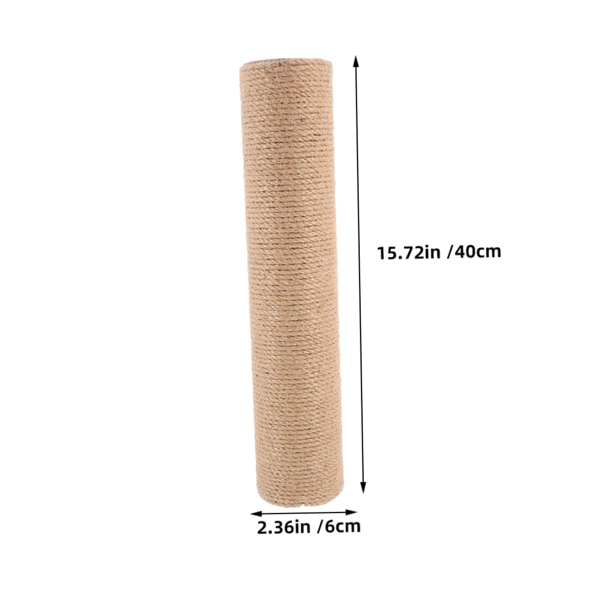 POPETPOP 2pcs Heavy Duty Sisal Scratching Post for Cat Tree Durable Replacement Poles for Indoor Cats Height for Active Play and Exercise