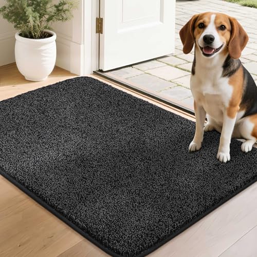 COSY HOMEER Paillasson Exterieur Entree Antidérapant et Lavable, Tapis Absorbant pour Chien, Paillasson Interieur Entree Doux et Pratique, Idéal pour Entrées,...