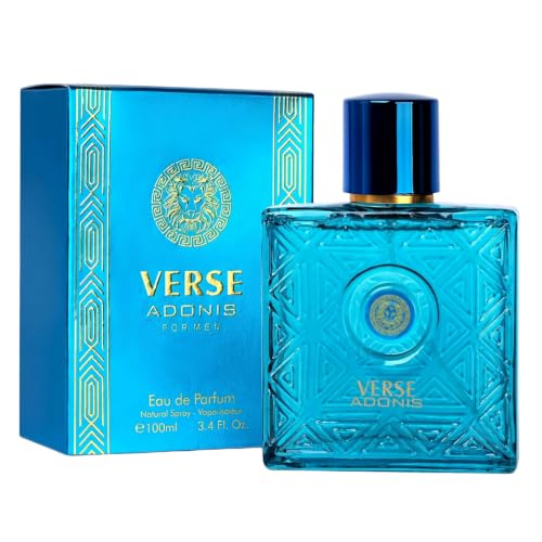Image of AFLUXE Verse Adonis Eau de Parfum for Men, Oriental Woody Gourmand Cologne | Mint citrus opening. base creates a warm woody perfume for men. Ideal for date night & daily signature wear.