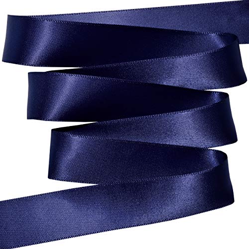 Image of Morex Ribbon 08822 /50-371 Ribbon, 7 /8 inch x 50 Yd, Ink Blue
