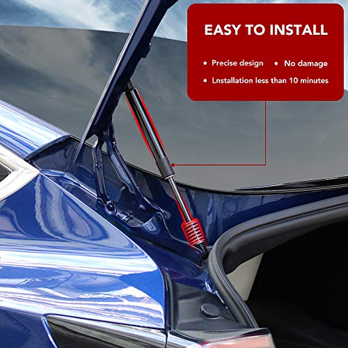 Tesla Model 3 Automatic Trunk Lift Supports Rear Trunk Struts with Spring and Stainless Steel Washer (SET OF TWO) 2020 Upgraded