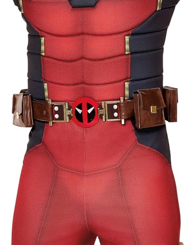 Spirit Halloween Deadpool Utility Belt - Deadpool & Wolverine Unisex Adult Size Large/X-Large Standard Multicolor