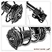 A-Premium Front Struts Compatible with Nissan Altima [Sedan] 2013-2018 - 2x Replacement Suspension Complete Strut Assembly Shock with Coil Spring