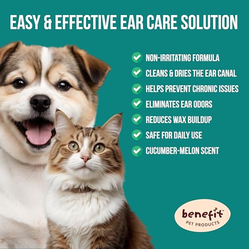 Benefit Pet Products Dog Ear Wipes - Ear Cleaner for Dogs to Prevent Infections, Itching & Odor - Aloe & Eucalyptus, Grooming Wipes - 100 Count - Image 6