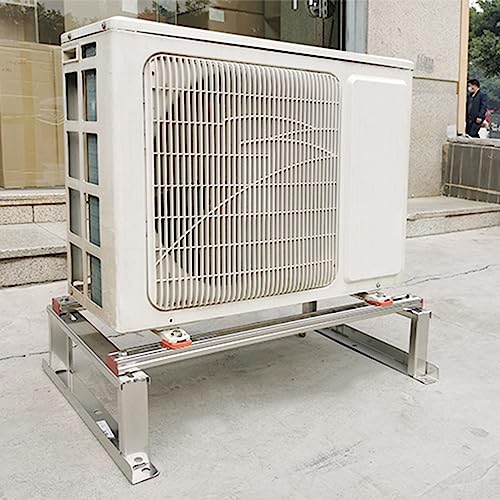 Wspornik klimatyzatora Zewnętrzny wspornik montażowy klimatyzatora Mini Split Air Conditioners System pompy ciepła Stojak naziemny, uniwersalny wspornik wspornika jednostki prądu przemiennego