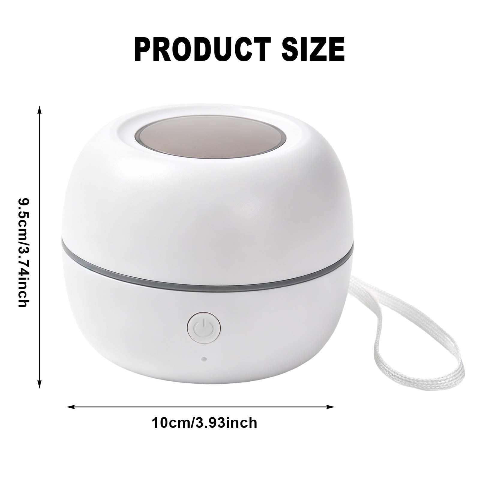 Joyan Esterilizador UV para Chupetes, Esterilizador UV Portátil, Esterilización al 99,99% en 3 Minutos, Recargable USB-C, 270 Minutos de Autonomía, Esterilizadors de Chupetes para Bebé