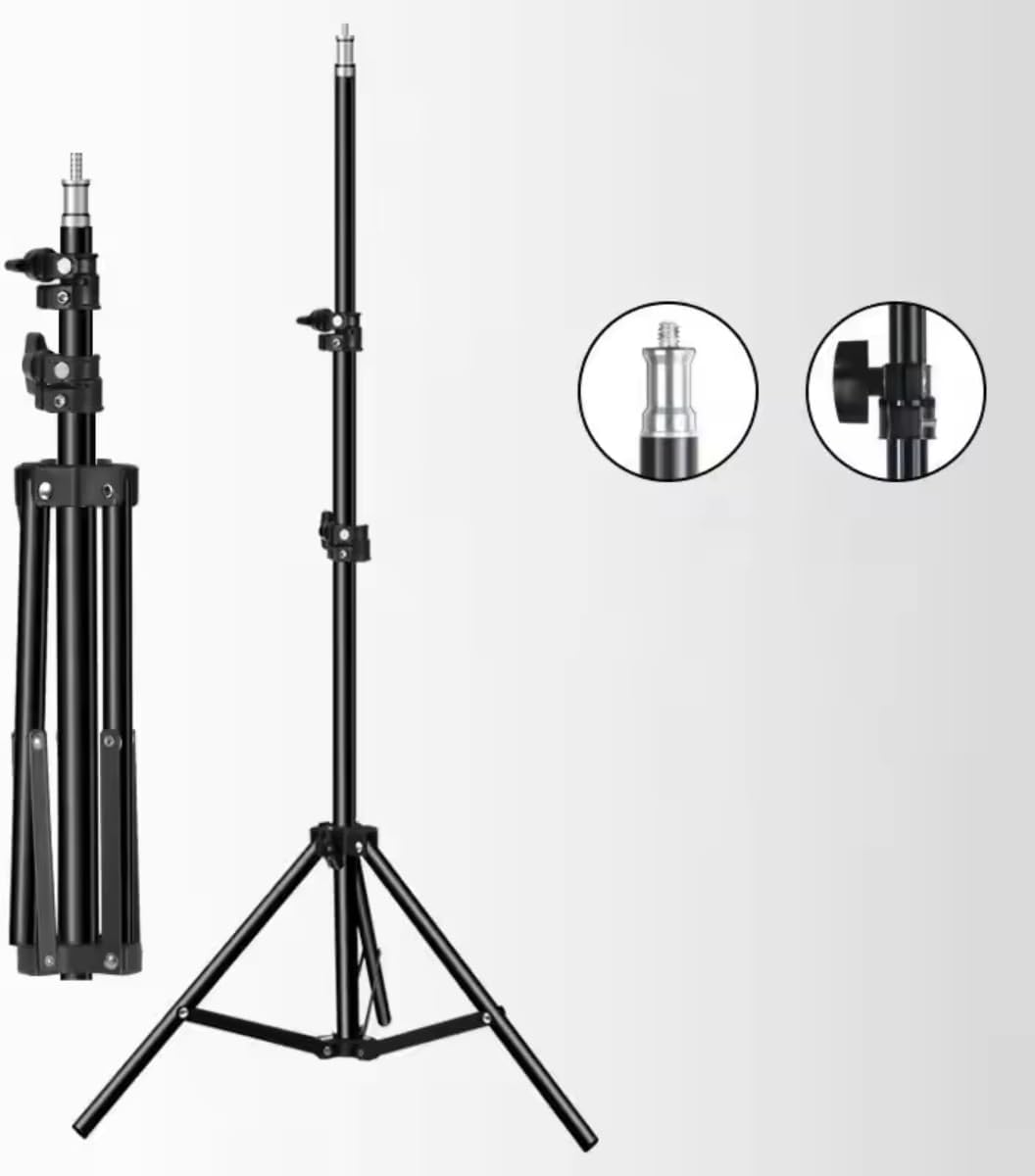 Tripé Ajustável para Banner Celular Tablet – porta banner suporte de banner Pedestal em Alumínio Altura Máxima 2,1m – Preto Tripé Ajustável para Banner Celular Tablet – porta banner suporte de banner Pedestal em Alumínio Altura Máxima 2,1m – Preto