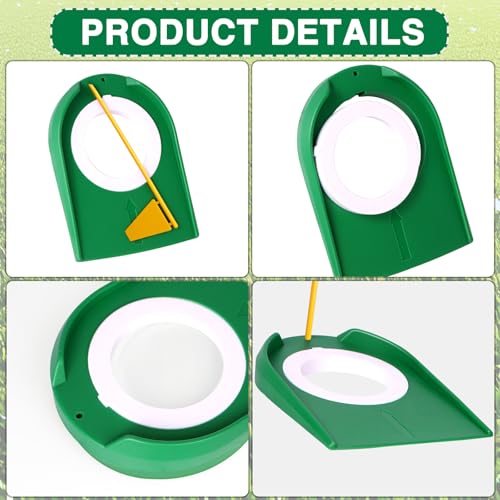 Image of Golf Putting Green Indoor Set, 2 Pack Cup with Flag, Practice Training Aids for Indoor Outdoor, Hole Putter Regulation Cup for Office