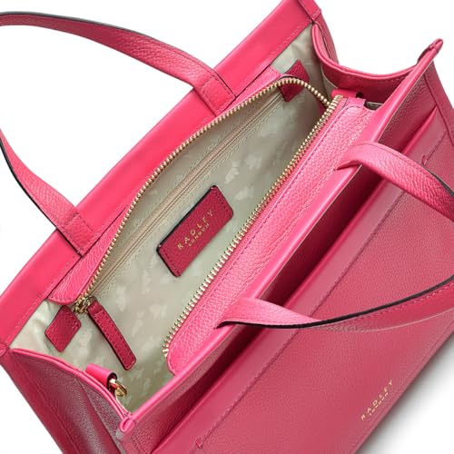 Image of RADLEY London Alba Place Women's Small Leather Ziptop Satchel Bag | Small