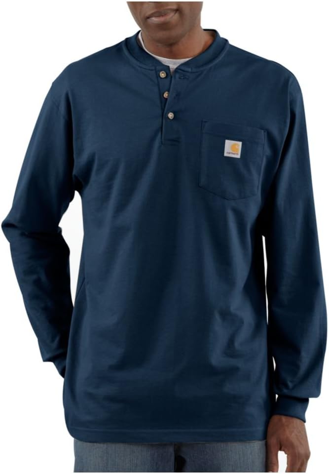 Carhartt Men's Dearborn Loose LS Henley T-Shirt