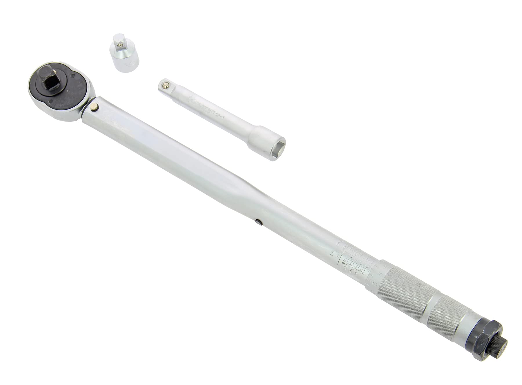 MICHELIN 008522 Clé Dynamométrique 1/​2" 40-​210Nm. Coffret avec barre d'extension et adaptateur