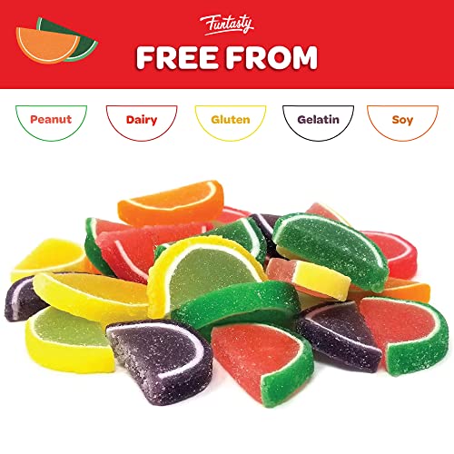 Fruit Slices Jelly Candy 5-Pound Box, Assorted Flavors, Vegan-Friendly, Gluten-Free (160 Count)